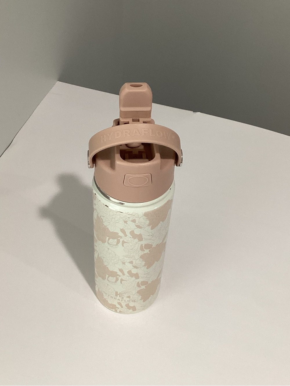 Hydro Flask Blush Floral Straw Bottle
